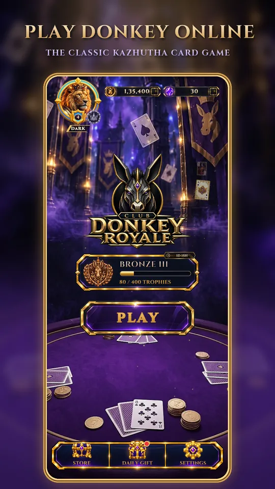 Club Donkey Royale home screen